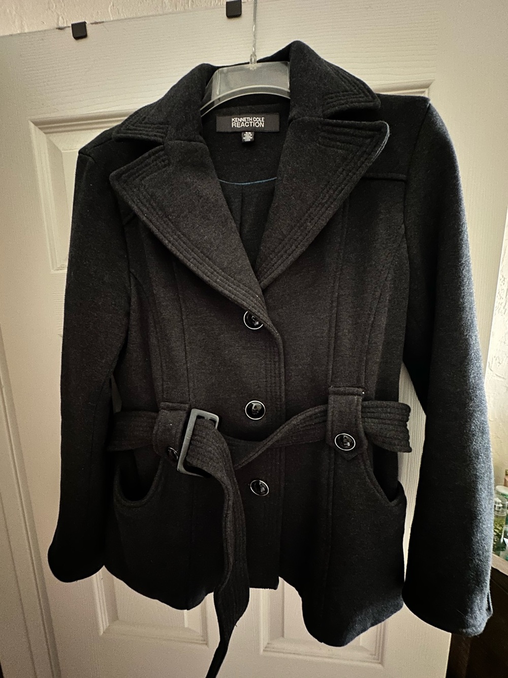 Women’s Kenneth Cole Reaction Women's Belted Peacoat